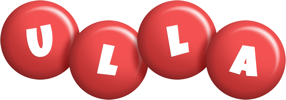 Ulla candy-red logo