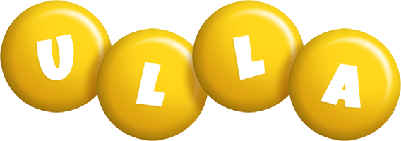 Ulla candy-yellow logo