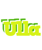 Ulla citrus logo