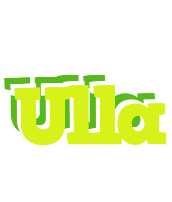 Ulla citrus logo