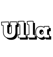 Ulla snowing logo