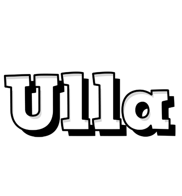 Ulla snowing logo