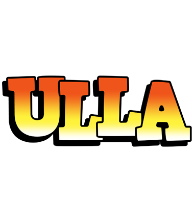Ulla sunset logo