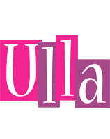 Ulla whine logo