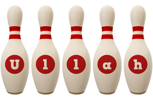 Ullah bowling-pin logo