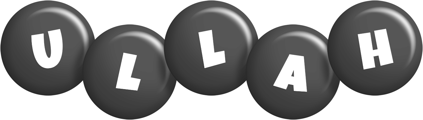 Ullah candy-black logo
