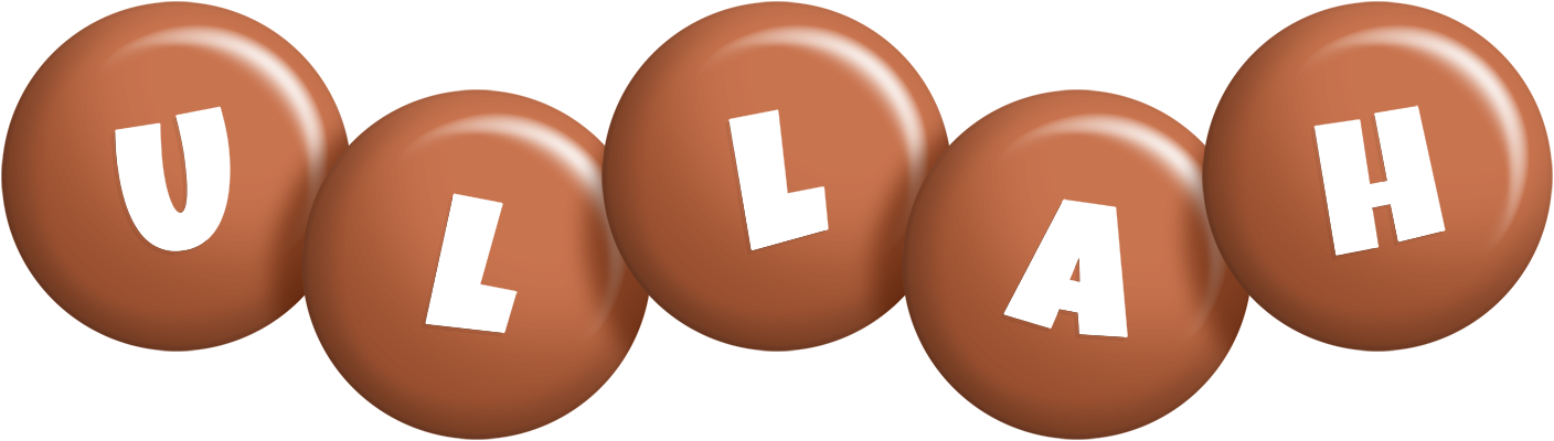 Ullah candy-brown logo