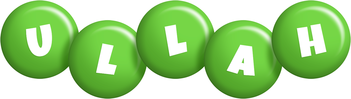 Ullah candy-green logo