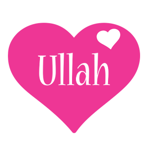 Ullah love-heart logo