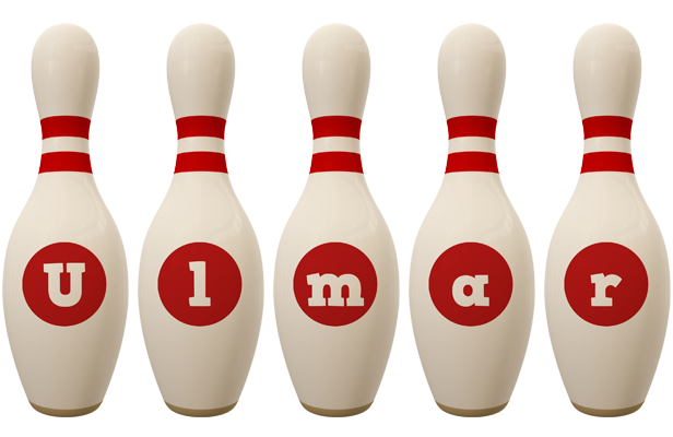 Ulmar bowling-pin logo