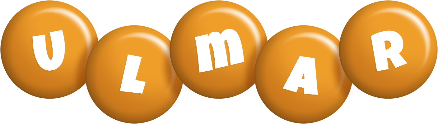 Ulmar candy-orange logo