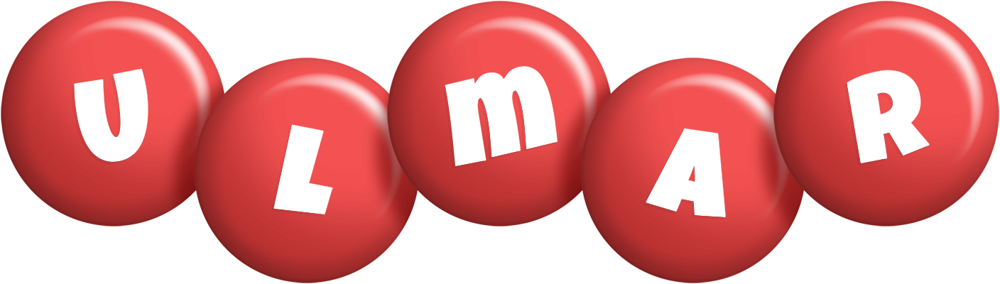 Ulmar candy-red logo