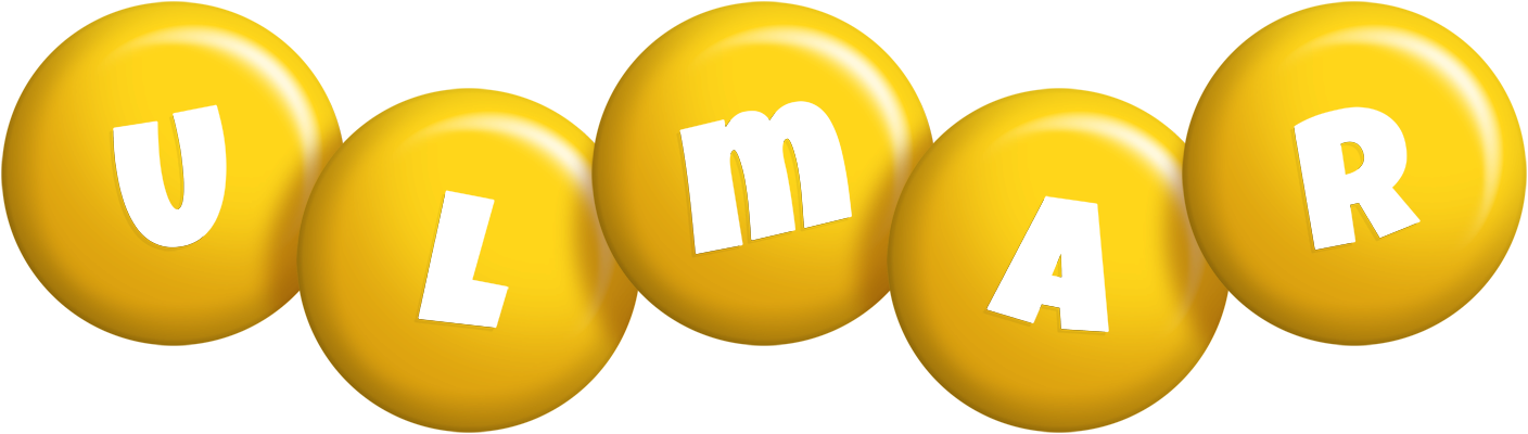 Ulmar candy-yellow logo