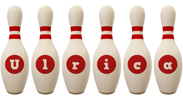 Ulrica bowling-pin logo