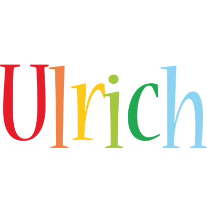 Ulrich birthday logo