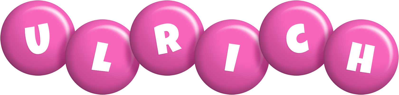 Ulrich candy-pink logo