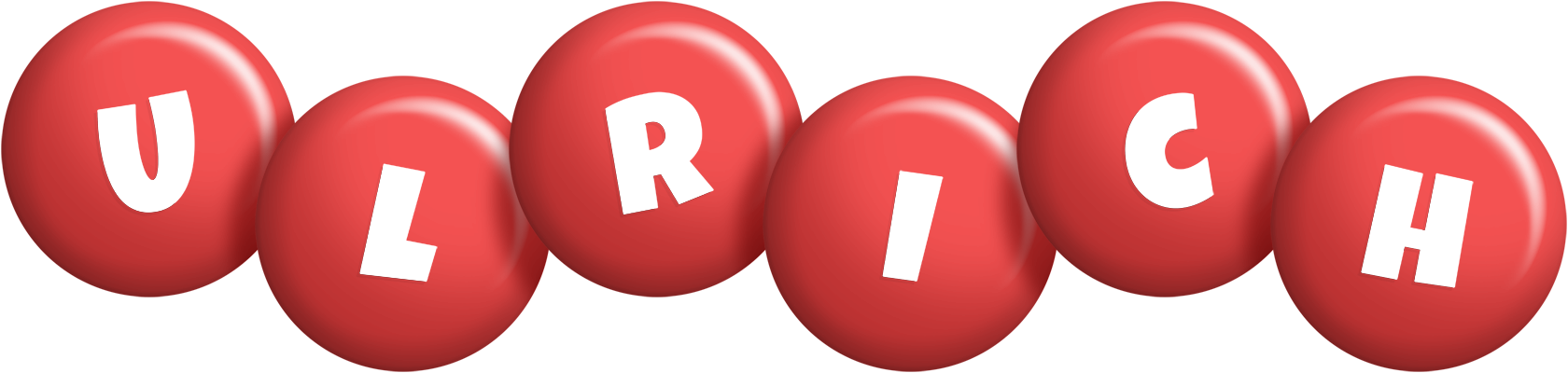 Ulrich candy-red logo