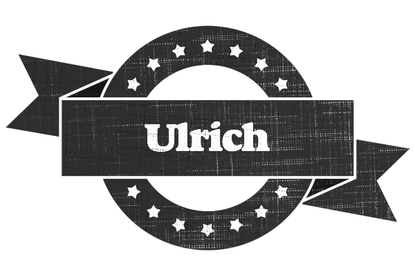 Ulrich grunge logo