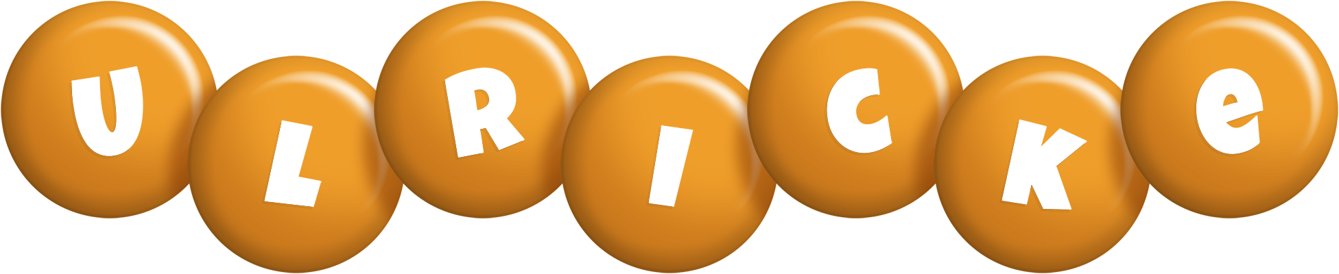 Ulricke candy-orange logo