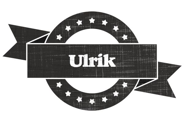 Ulrik grunge logo