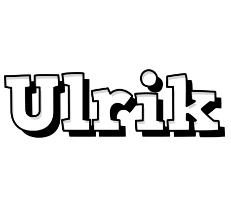 Ulrik snowing logo