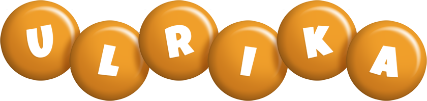 Ulrika candy-orange logo