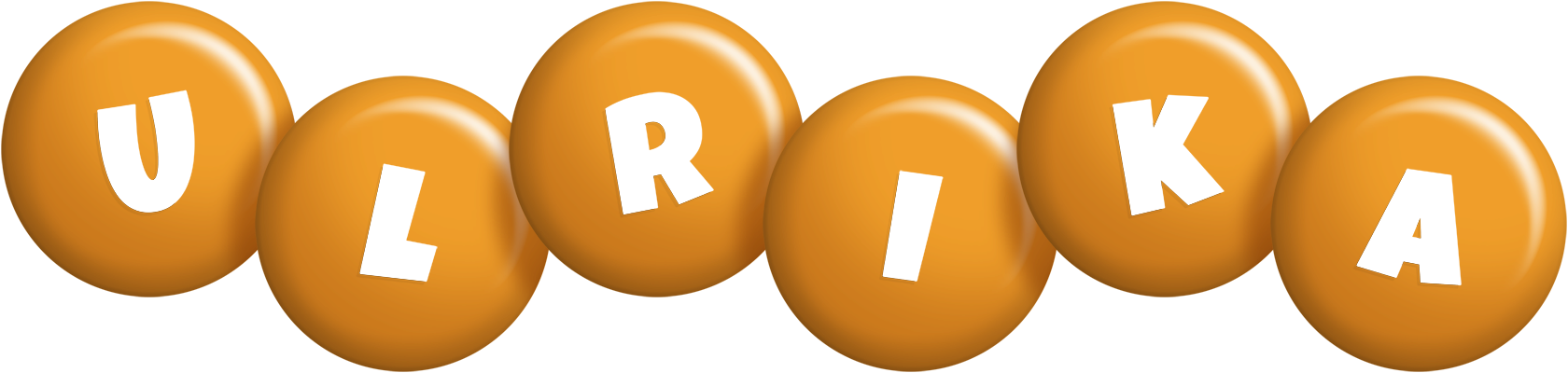Ulrika candy-orange logo