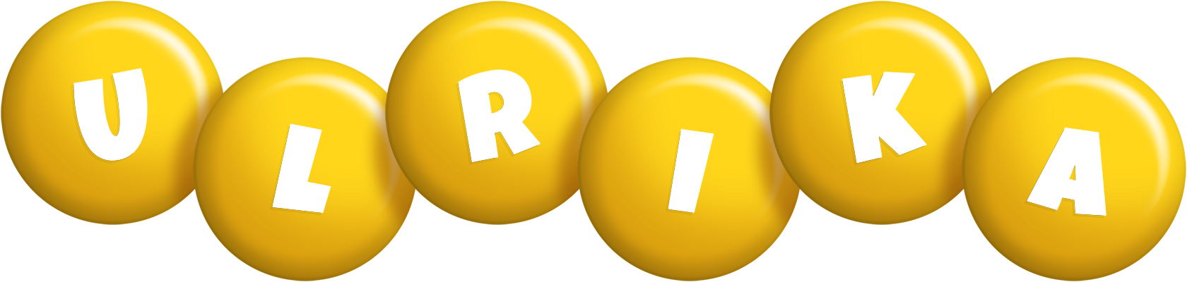 Ulrika candy-yellow logo