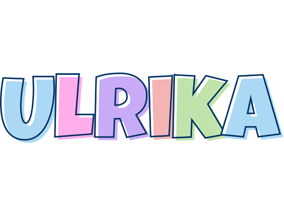 Ulrika pastel logo