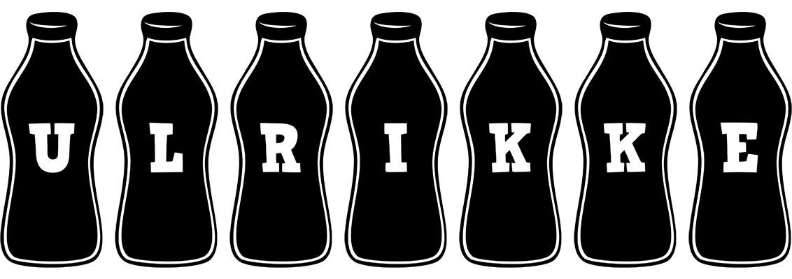 Ulrikke bottle logo