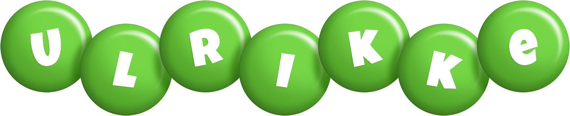 Ulrikke candy-green logo