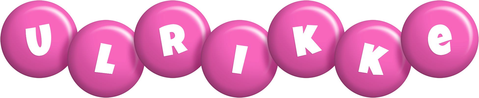 Ulrikke candy-pink logo