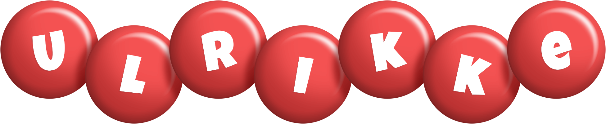 Ulrikke candy-red logo
