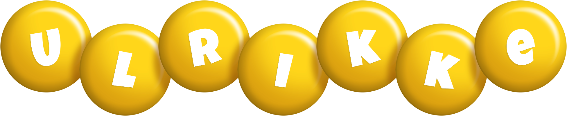 Ulrikke candy-yellow logo