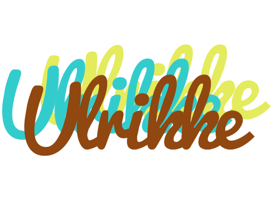 Ulrikke cupcake logo