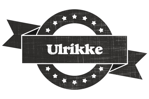 Ulrikke grunge logo
