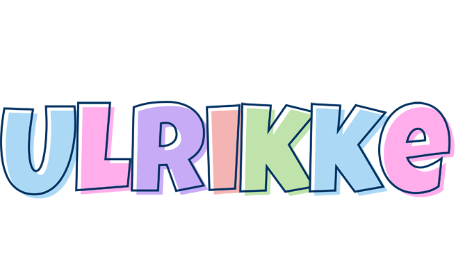 Ulrikke pastel logo