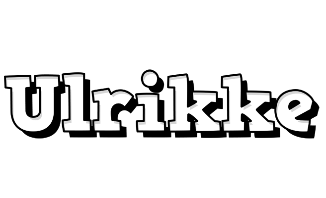 Ulrikke snowing logo