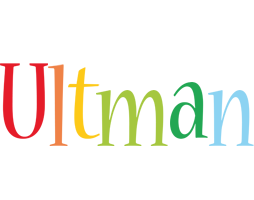 Ultman birthday logo