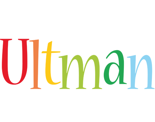 Ultman birthday logo