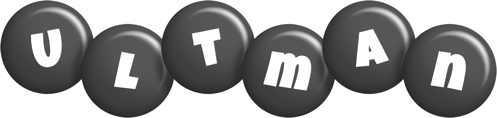 Ultman candy-black logo