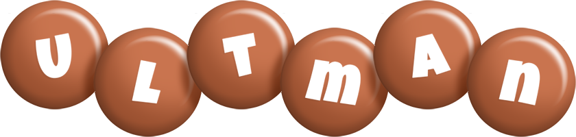 Ultman candy-brown logo