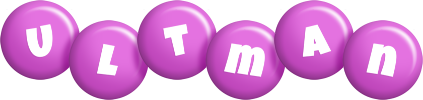 Ultman candy-purple logo