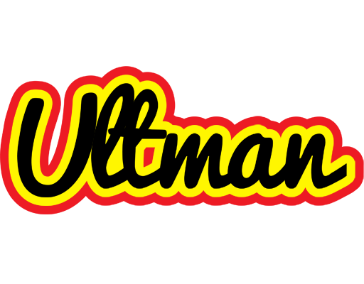 Ultman flaming logo