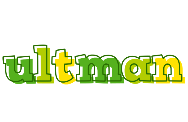 Ultman juice logo