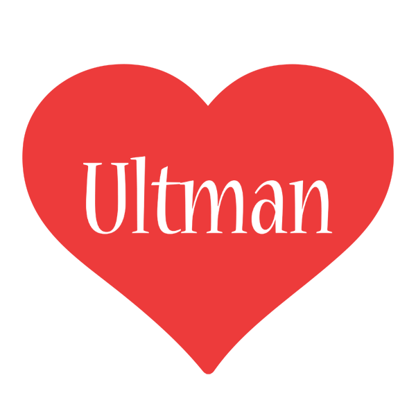 Ultman love logo
