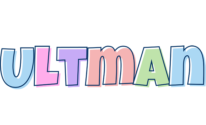 Ultman pastel logo