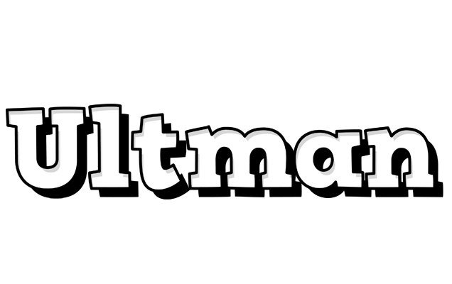 Ultman snowing logo
