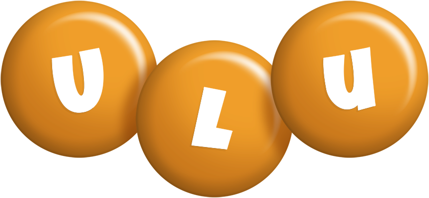 Ulu candy-orange logo