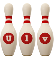 Ulv bowling-pin logo